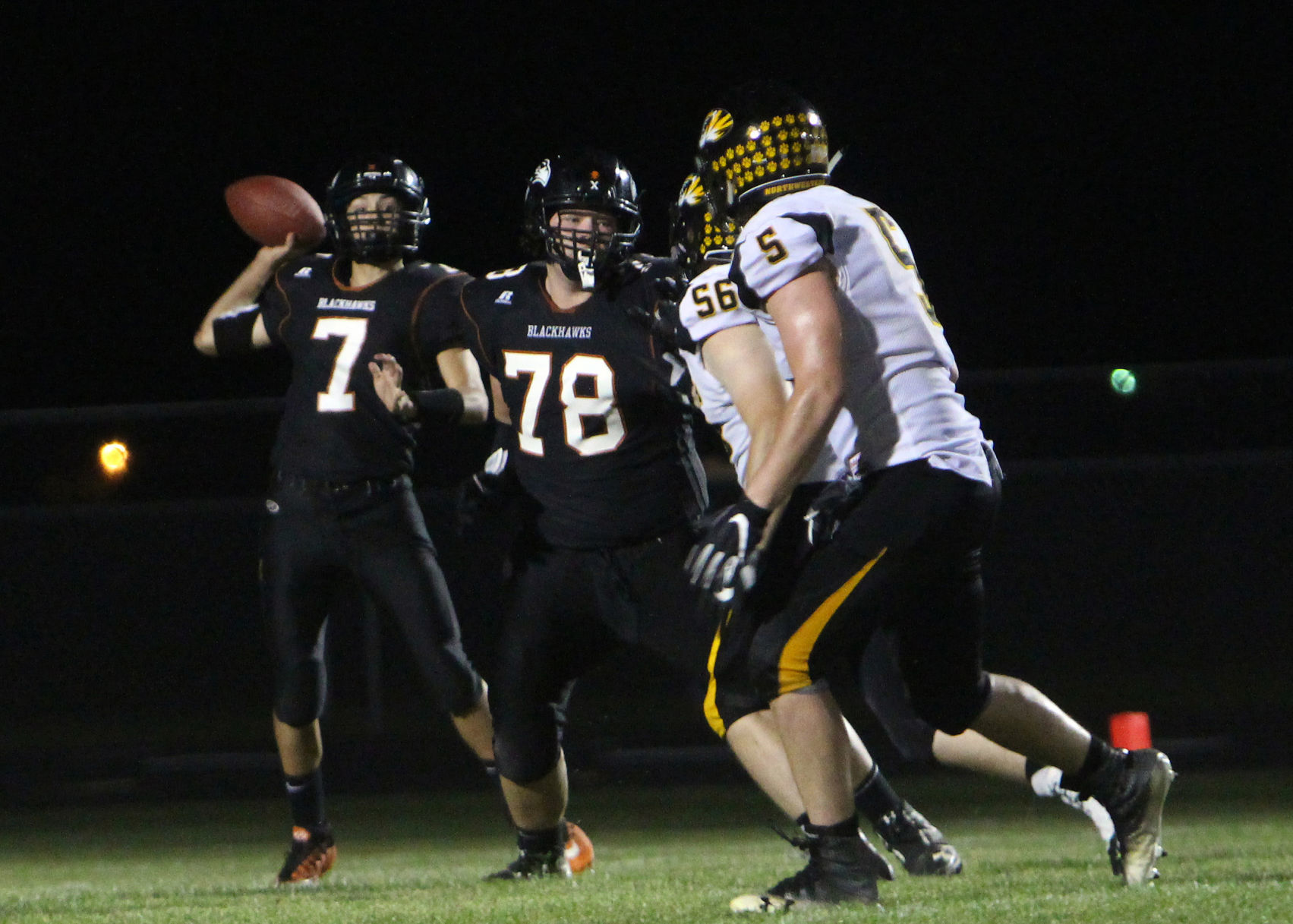 Northwestern at Bloomer football 9-14-18